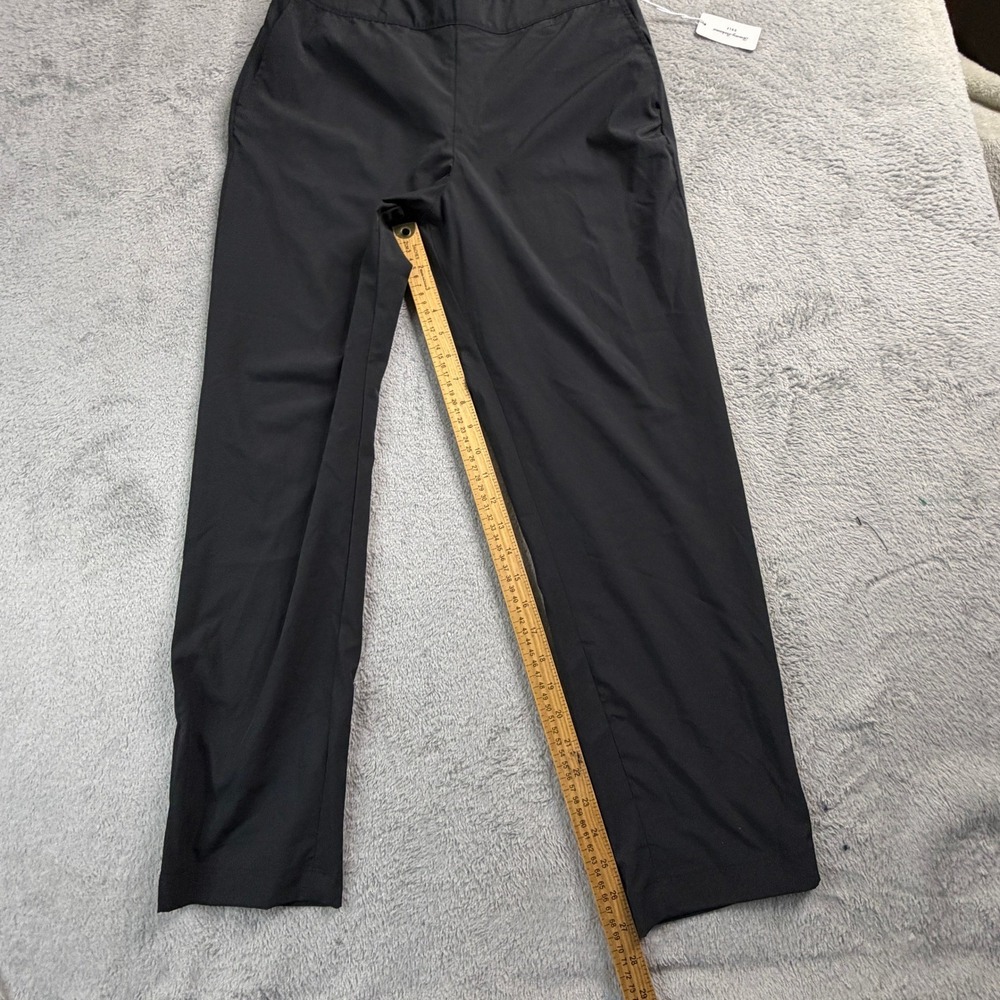 NWT Tommy Bahama Golf Womens Black Performance Stretch Straight Leg Pants Size L - Picture 6 of 11